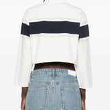 Polo con dettaglio a righe in bianco Re/done - donna 