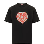 T-shirt Boke Heart in nero Kenzo - uomo 