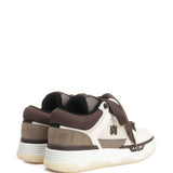Sneakers MA-1 in bianco e marrone 