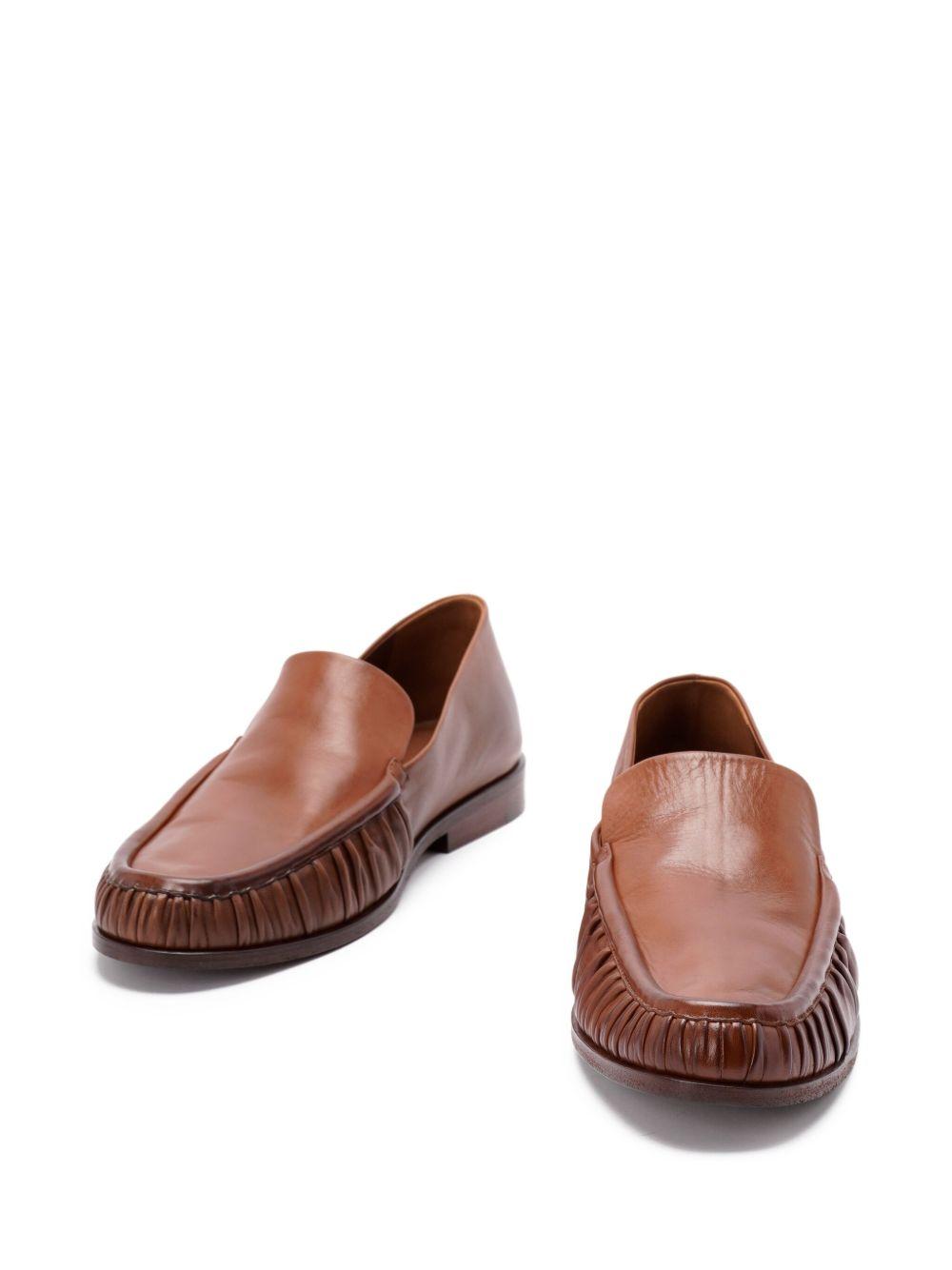 Mocassini in pelle in nero Marsell - uomo 