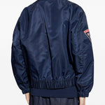 Bomber con applicazioni logo in blu Kenzo - uomo 