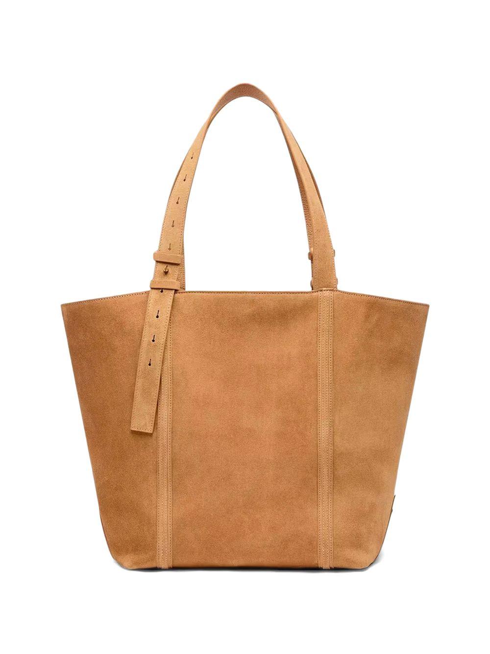 Borsa TOTE shopping 24.7 in pelle scamosciata beige Golden Goose - donna 