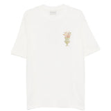 T-shirt Cannes con stampa in bianco Drole de monsieur - uomo 