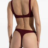 Bikini lumiere sporty in bordeaux Oséree - donna 