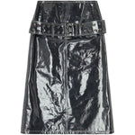 Gonna midi con cintura in grigio Diesel - donna 