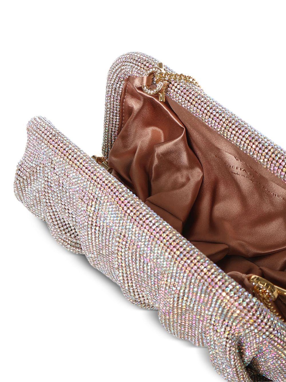 Clutch Venus con cristalli in argento Benedetta Bruzziches - donna 