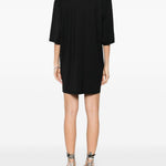 Abito stile T-shirt in nero Toteme - donna 
