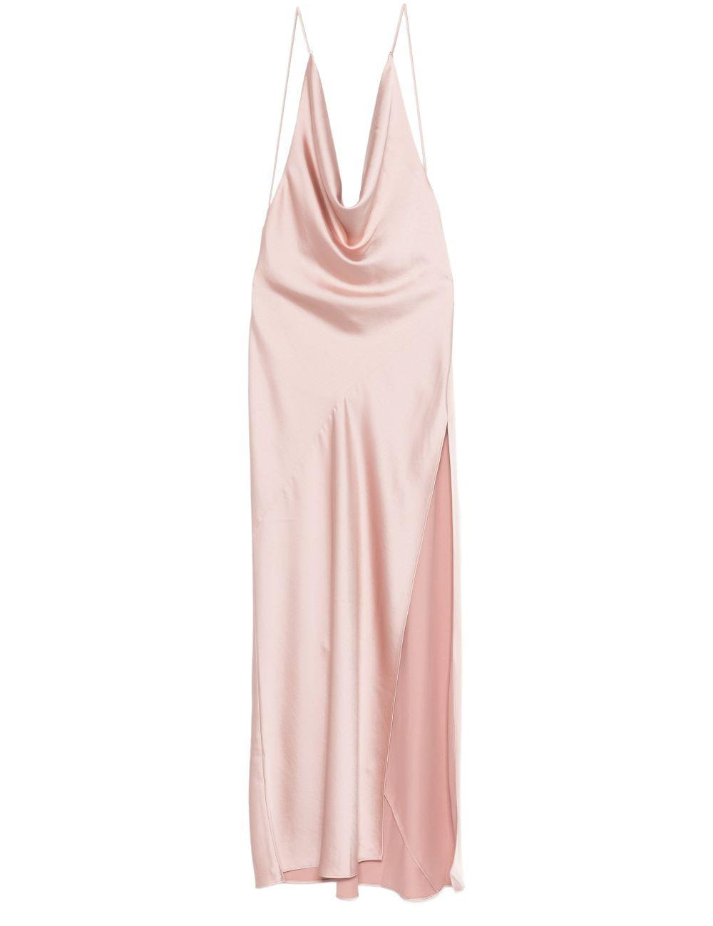 Abito con scollo a scialle in rosa The Andamane - donna 
