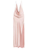 Abito con scollo a scialle in rosa The Andamane - donna