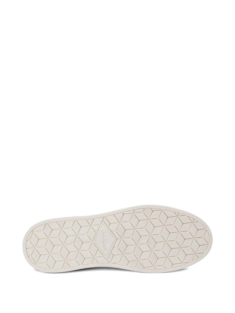 Sneakers in pelle con lacci in marrone Doucal's - uomo 