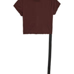 T-shirt Level T in marrone Rick owens drkshdw - donna 