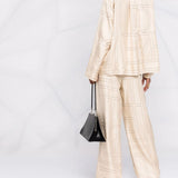 Camicia con monogramma in beige Toteme - donna 