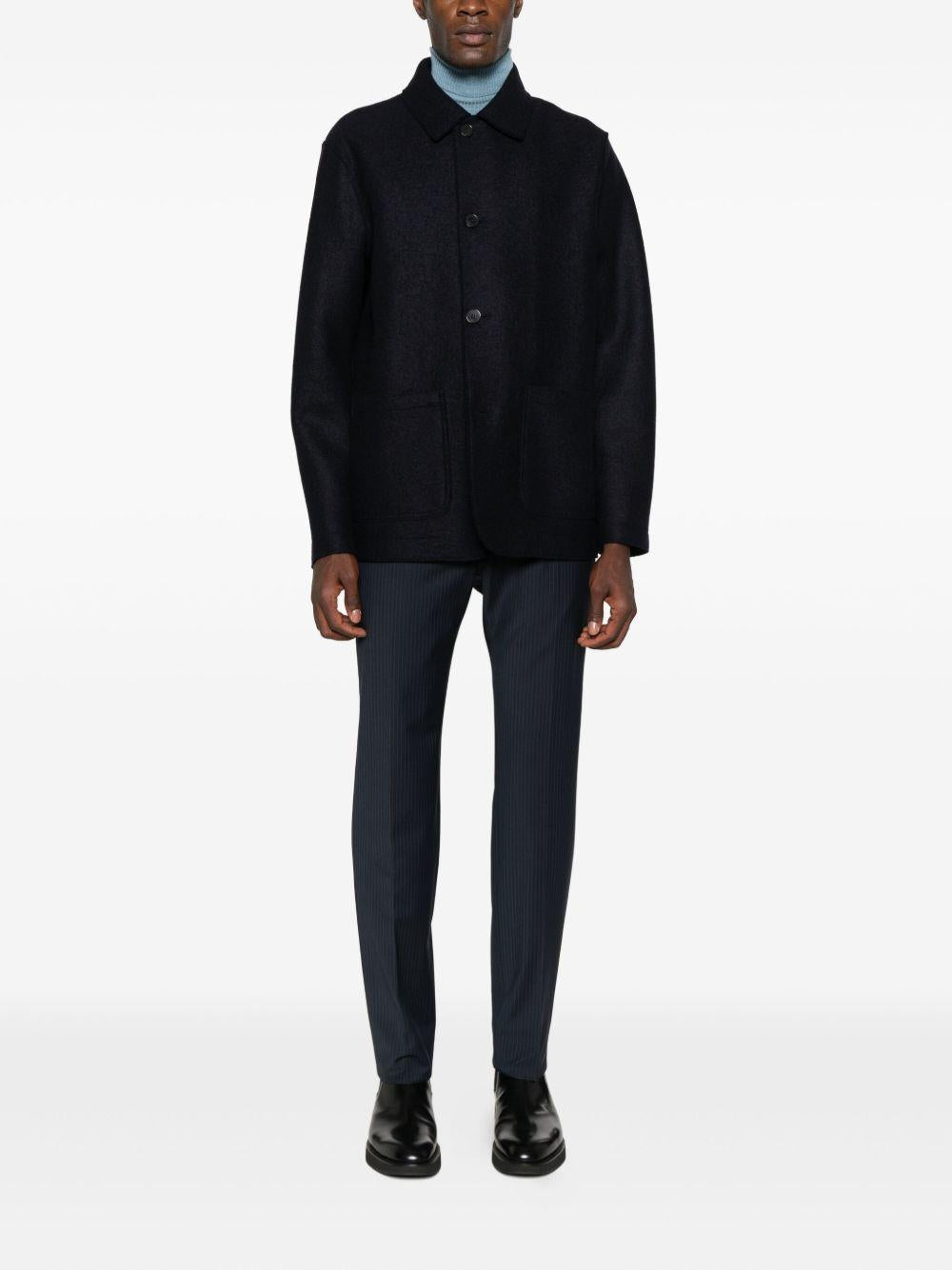 Giacca con bottoni in blu Harris wharf london - uomo 