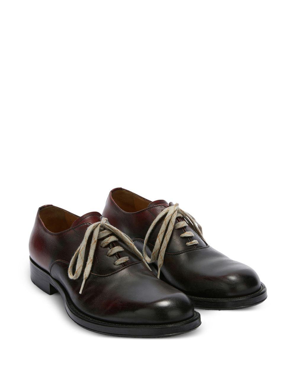 Derby con lacci in marrone Dries van noten - uomo 