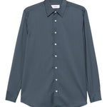 Camicia con bottoni in blu Lardini - uomo 