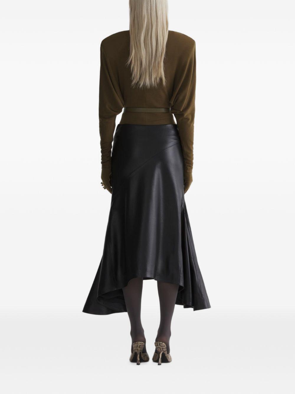 Body con colletto stile polo in verde 