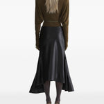 Body con colletto stile polo in verde 