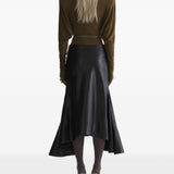 Body con colletto stile polo in verde 