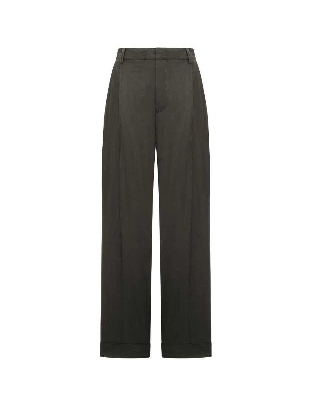 Pantaloni Watson con pieghe in grigio Soeur - donna 