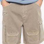 Shorts cargo in beige Represent - uomo 