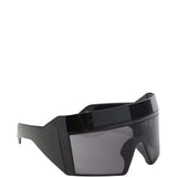 Occhiali da sole con montatura oversize in nero Rick owens - unisex 