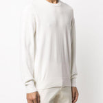 Maglione a girocollo in bianco Brunello cucinelli - uomo 