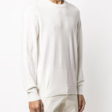 Maglione a girocollo in bianco Brunello cucinelli - uomo 