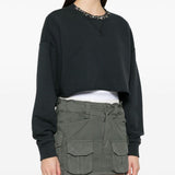 Felpa Nives in nero Golden goose - donna 