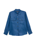 Giacca-camicia con tasche pomposa in blu Maxmara weekend - donna 
