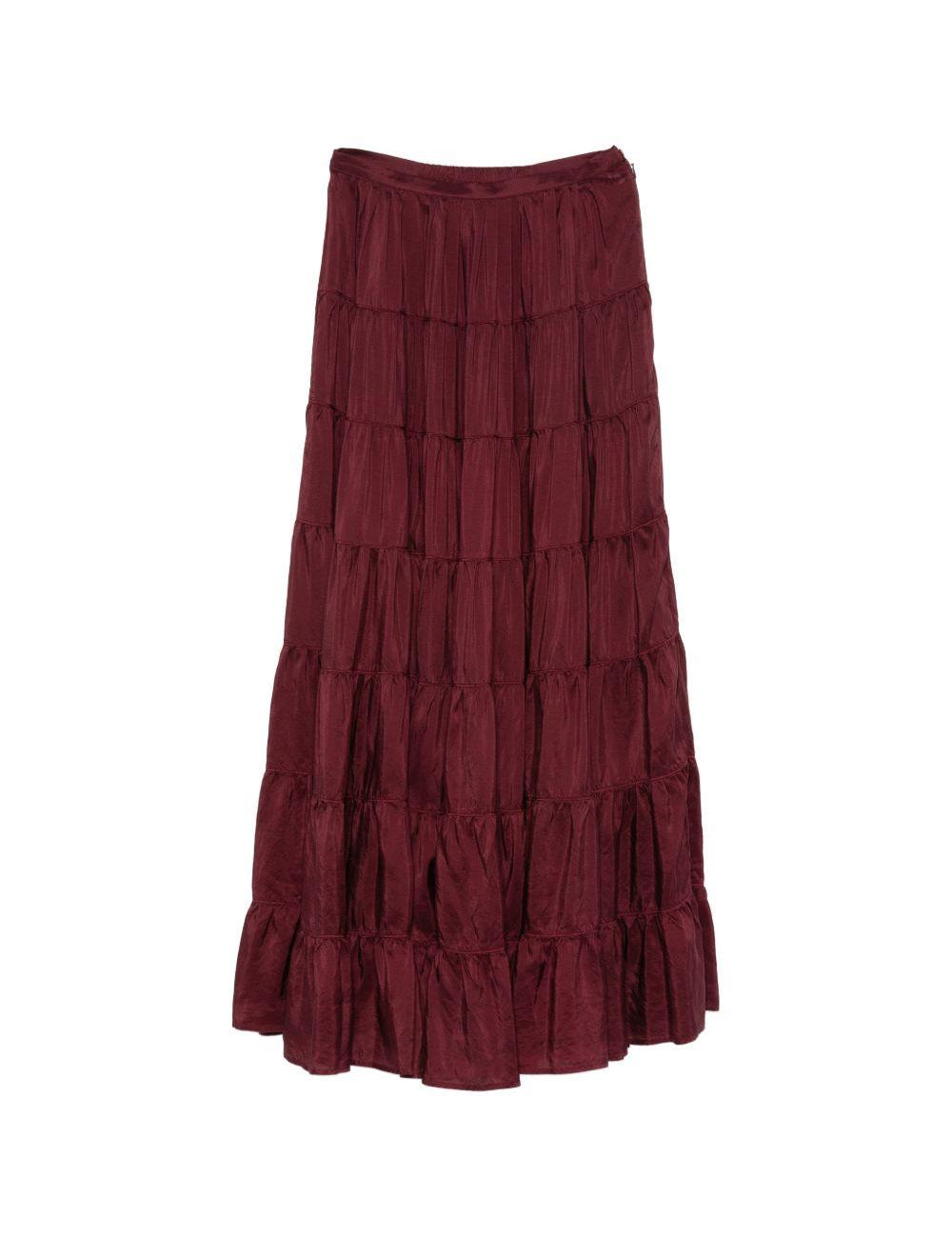 Gonna lunga in borgogna Forte forte - donna 