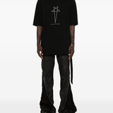 Jeans con zip in nero Rick owens drkshdw - uomo 