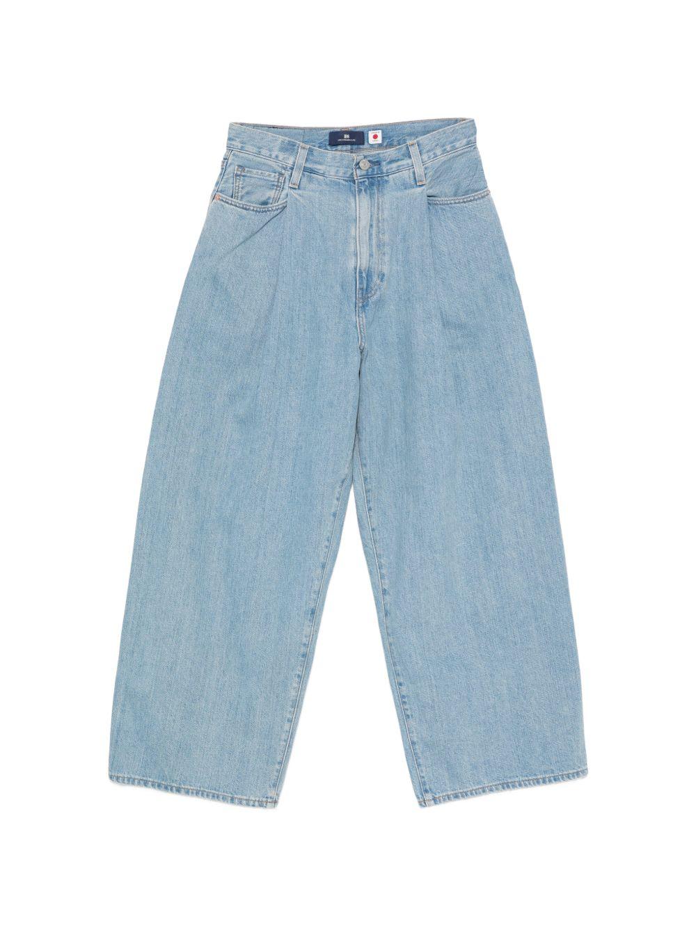 Jean crop a gamba ampia in celeste Levi's blue tab - donna 