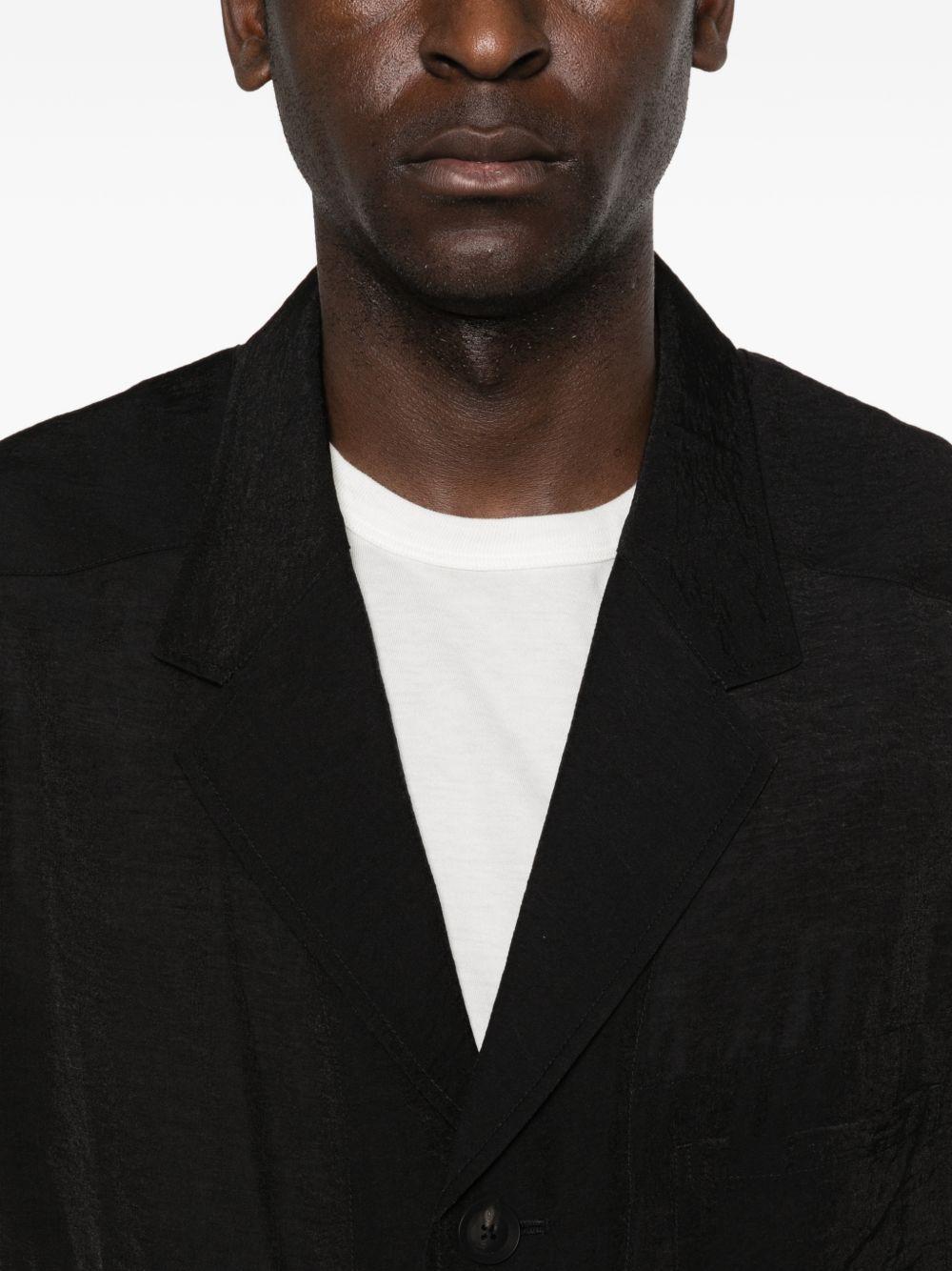Blazer con tasche in nero Y-3 - uomo 