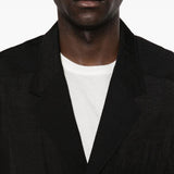 Blazer con tasche in nero Y-3 - uomo 