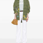 Jeansa gamba dritta in bianco R13 - donna 