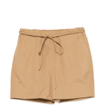 Shorts con coulisse in beige Loulou de saison - donna 