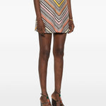 Gonna con motivo chevron multicolor Missoni - donna 