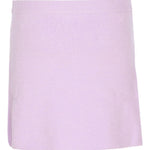Gonna in maglia con strass in lilla Self-portrait - donna 