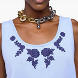 Collana bicolore in argento Rabanne - donna 