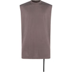 Canotta senza maniche in marrone Rick owens drkshdw - uomo 