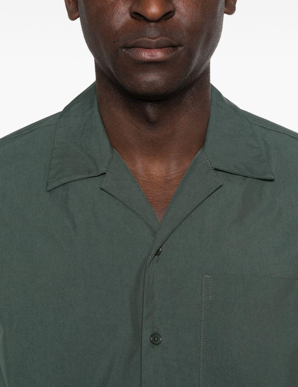 Camicia a maniche corte in verde Oamc peacemaker - uomo 