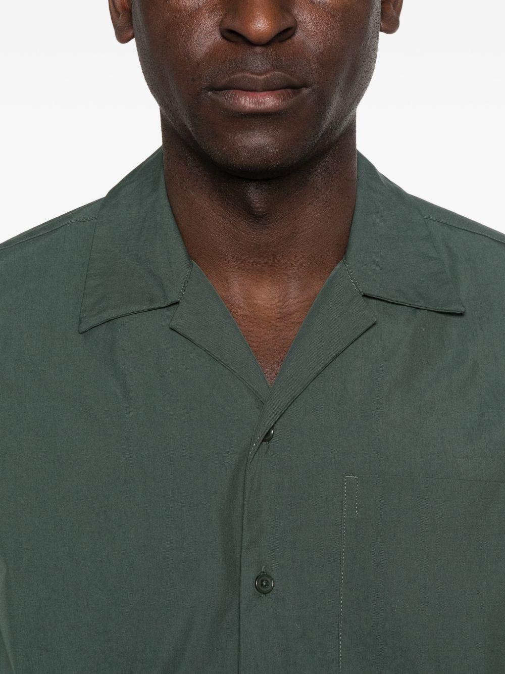Camicia a maniche corte in verde Oamc peacemaker - uomo 
