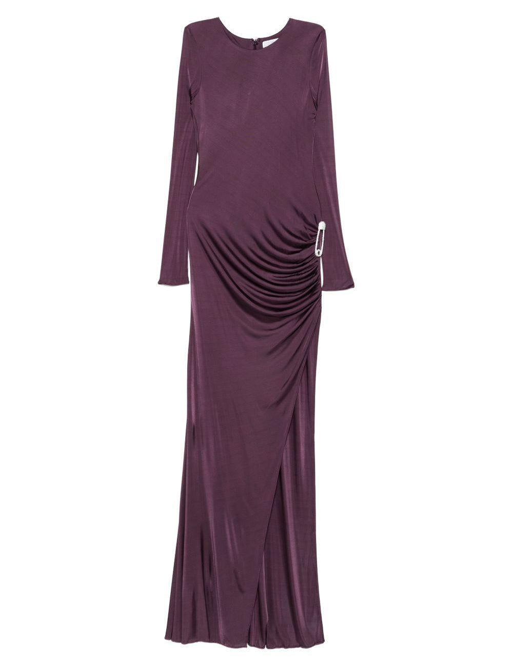Abito da sera con decorazione in viola Giuseppe di Morabito - donna 