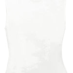 Top semi-trasparente in bianco Ann Demeulemeester - donna 