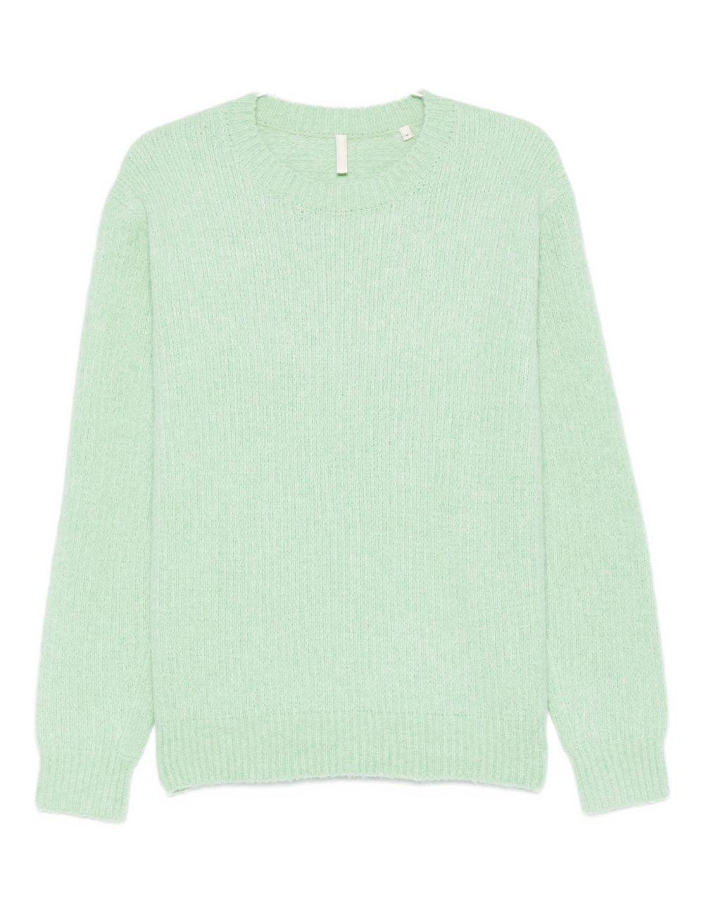 Maglione a girocollo yak in verde Sunflower - uomo 