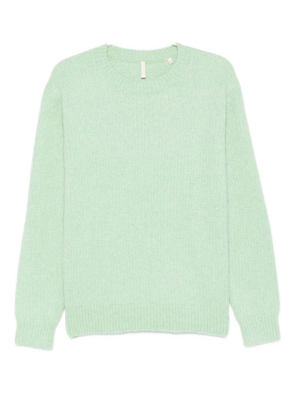 Maglione a girocollo yak in verde Sunflower - uomo 