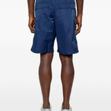 Pantaloncini con logo e toppa in blu Kenzo - uomo 