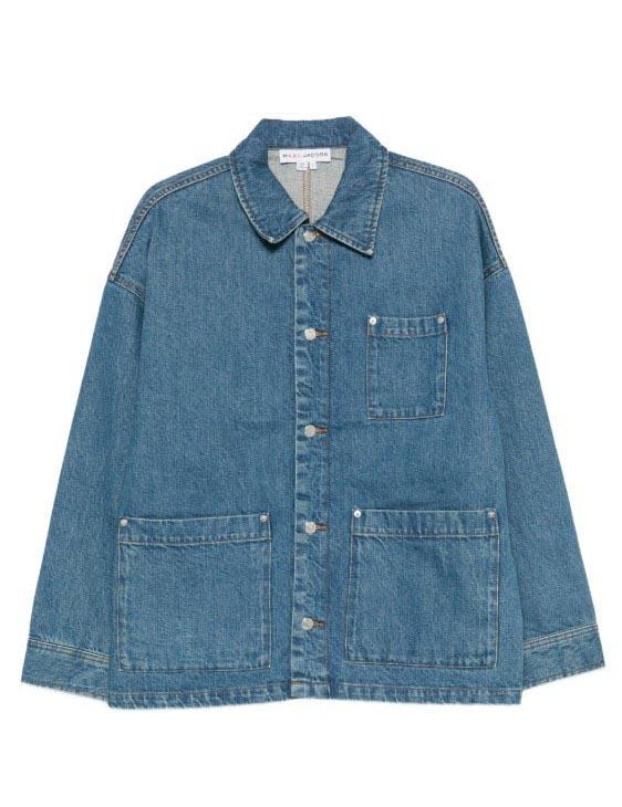 Giacca denim in cotone in blu A.P.C. X marc jacobs - unisex 