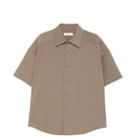 Camicia a maniche corte in marrone Entire studios - unisex 