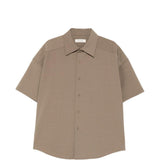 Camicia a maniche corte in marrone Entire studios - unisex 